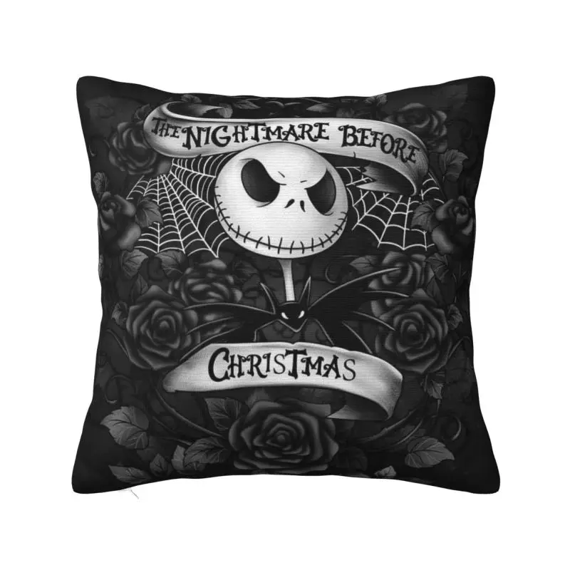 Custom The Nightmare Before Christmas Cushion Cover Sofa Home Decor Halloween Skull Jack Skeleton Square Pillow Cover
Custom The Nightmare Before Christmas Cushion Cover Sofa Home Decor Halloween Skull Jack Skeleton Square Pillow Cover