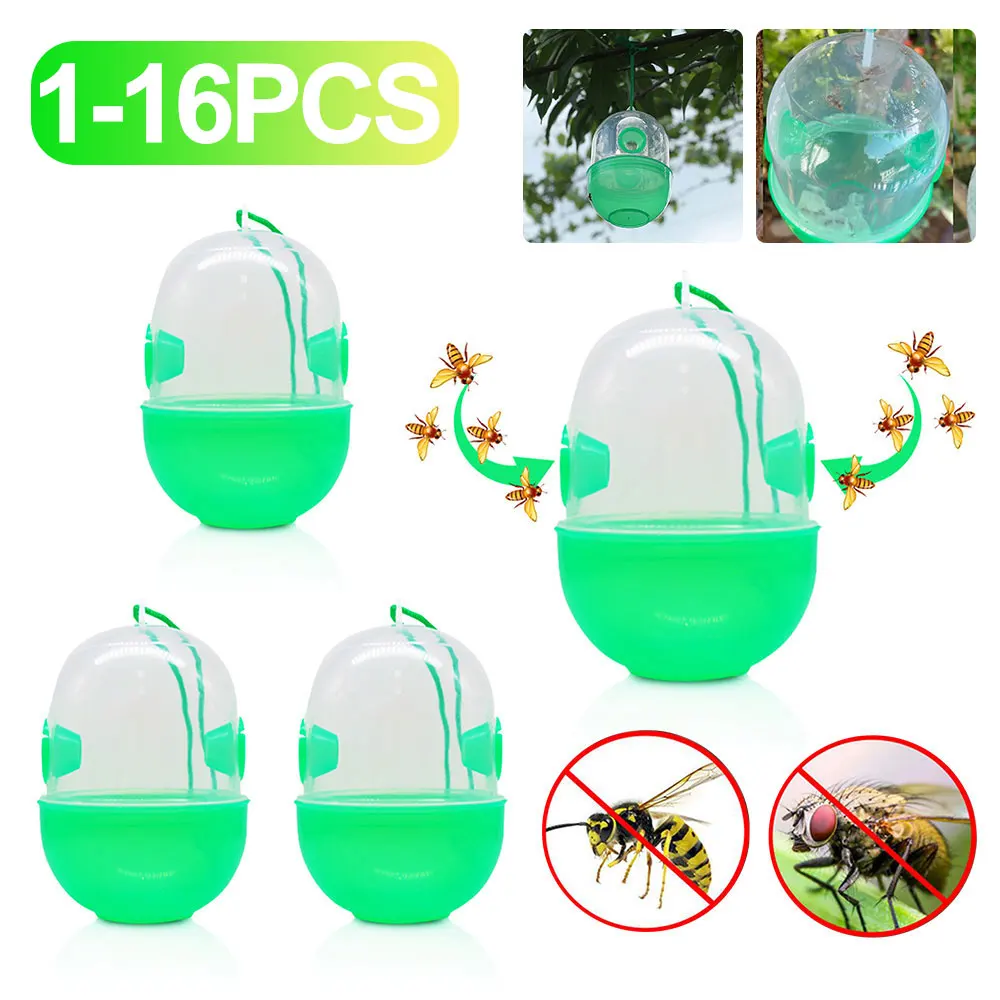 1-8pc Garden Wasp Trap Reusable Pest Fly Killer Reject Asian Hornet Hanging Killing Anti Bee Yellow Jacket Yellowjacket Catcher
1-8pc Garden Wasp Trap Reusable Pest Fly Killer Reject Asian Hornet Hanging Killing Anti Bee Yellow Jacket Yellowjacket Catcher