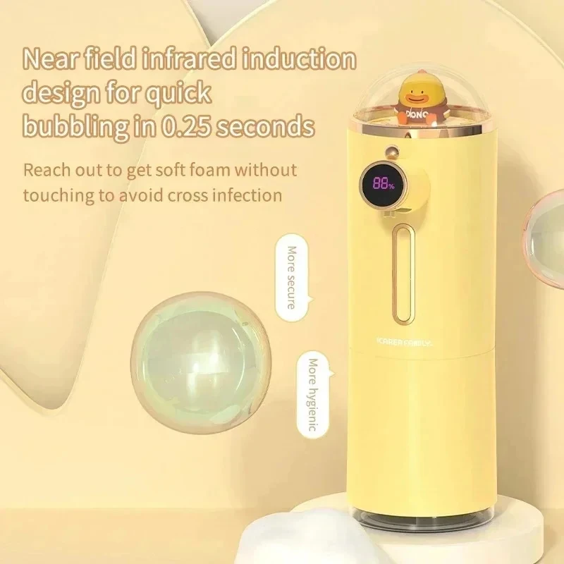 Rechargeable Automatic Foaming Soap Dispenser 300ML 5V2W 1200mAh Touch Free Infrared Induction Soap Dispenser For Household Hote
Rechargeable Automatic Foaming Soap Dispenser 300ML 5V2W 1200mAh Touch Free Infrared Induction Soap Dispenser For Household Hote