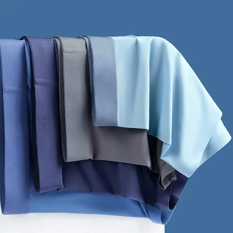 4pcsMen's Ice Silk Underwear Ultra-Thin Breathable Comfortable Boxer Briefs Multiple Blue Gray Colors Fashion Underpants for Men
4pcsMen's Ice Silk Underwear Ultra-Thin Breathable Comfortable Boxer Briefs Multiple Blue Gray Colors Fashion Underpants for Men