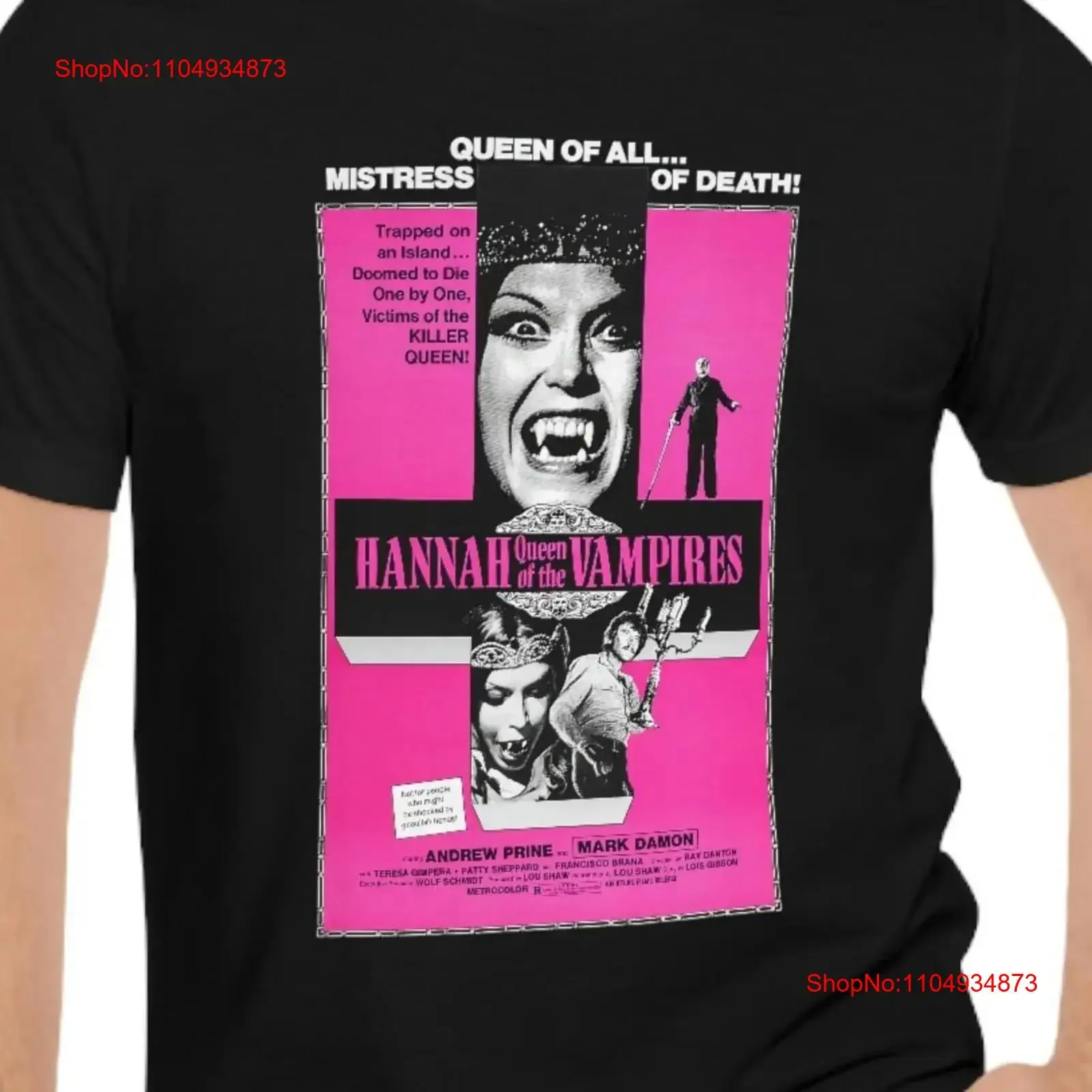 Hannah Queen Of The Vampires T Shirt Mistress Death All Movie vintage Washed graphic Comfortable Soft Top For Everyday Wear
Hannah Queen Of The Vampires T Shirt Mistress Death All Movie vintage Washed graphic Comfortable Soft Top For Everyday Wear