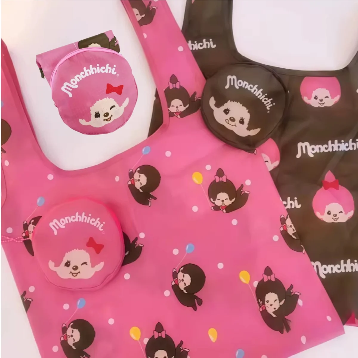 Anime Munchki peripheral foldable shopping bag, large capacity storage bag, cute coin purse, purify and handbags for ladies
Anime Munchki peripheral foldable shopping bag, large capacity storage bag, cute coin purse, purify and handbags for ladies
