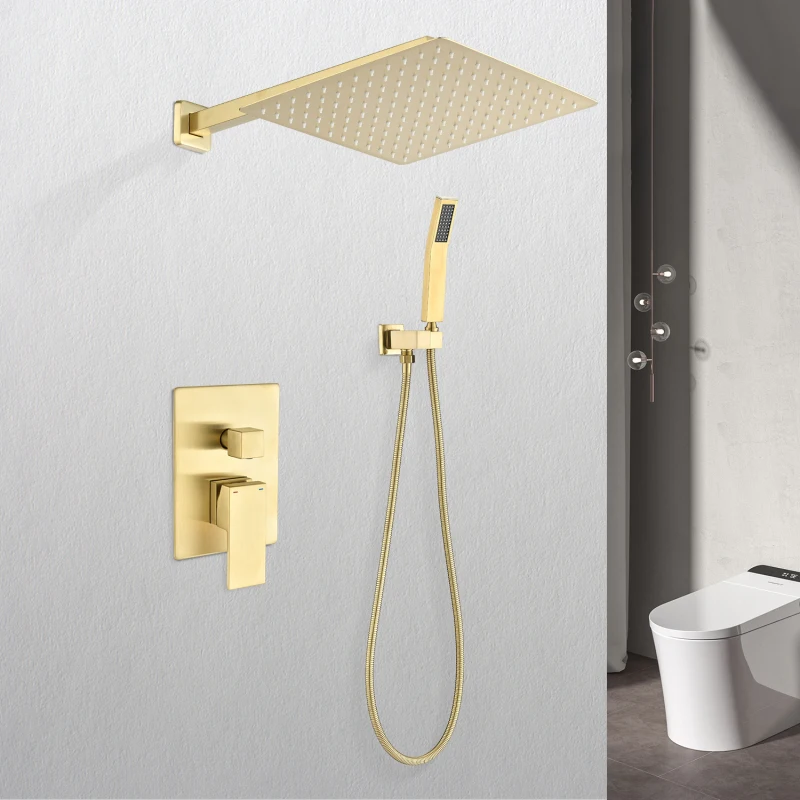 12" Rain Shower Head Systems Wall Mounted Shower
12" Rain Shower Head Systems Wall Mounted Shower
