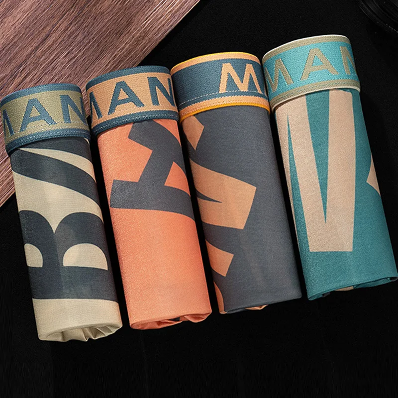 4pcs Slot Faion Men Panties Sl Letter Printed Underwear Straight Leg Eighteen orts Youthful Energy Sle
4pcs Slot Faion Men Panties Sl Letter Printed Underwear Straight Leg Eighteen orts Youthful Energy Sle