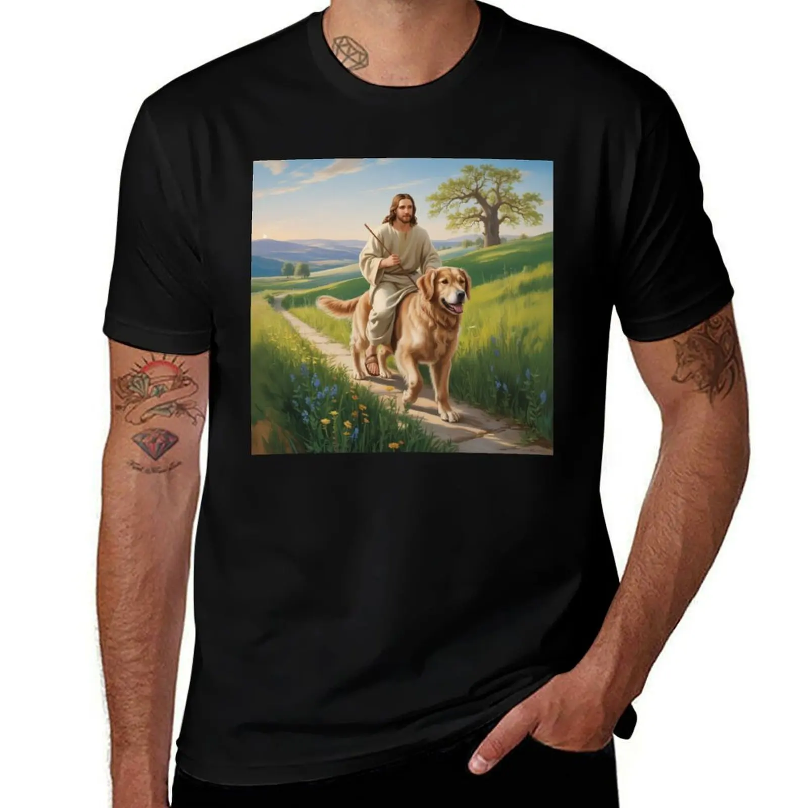 JESUS WITH DOG : JESUS ON A DOG. FUNNY JESUS RIDING A DOG T-Shirt custom t shirt anime tshirt mens graphic t-shirts pack
JESUS WITH DOG : JESUS ON A DOG. FUNNY JESUS RIDING A DOG T-Shirt custom t shirt anime tshirt mens graphic t-shirts pack