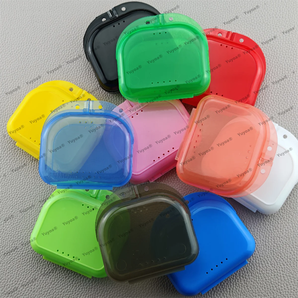 40pcs Denture Tray Box Dental Orthodontic Braces Retainer Case Vent Holes Dental Denture Box False Teeth Protective Case
40pcs Denture Tray Box Dental Orthodontic Braces Retainer Case Vent Holes Dental Denture Box False Teeth Protective Case