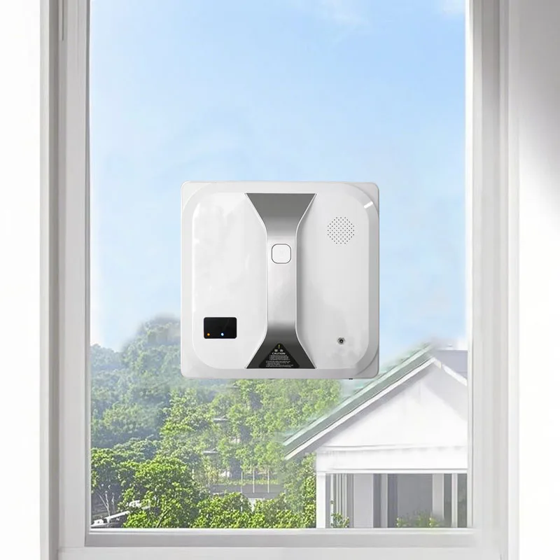 Electric Window Cleaning Machine for High-Rise Buildings Strong Suction Automatic Navigation Safe Operation Vertical Glass