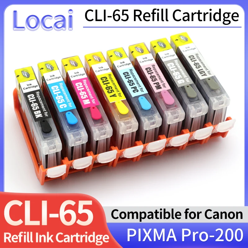 1 комплект CLI-65, совместимый с многоразовым картриджем Canon CLI65, сменные чернила для принтера Canon PIXMA Pro-200 pro200, одноразовый чип
1 комплект CLI-65, совместимый с многоразовым картриджем Canon CLI65, сменные чернила для принтера Canon PIXMA Pro-200 pro200, одноразовый чип