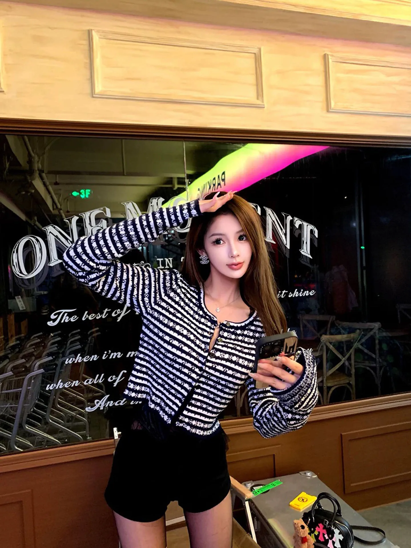 Retro Style Women's Knitted Short Cardigan Slim Fit Soft Cotton Striped Color Block Thin Sweater Summer Top Inspired
Retro Style Women's Knitted Short Cardigan Slim Fit Soft Cotton Striped Color Block Thin Sweater Summer Top Inspired
