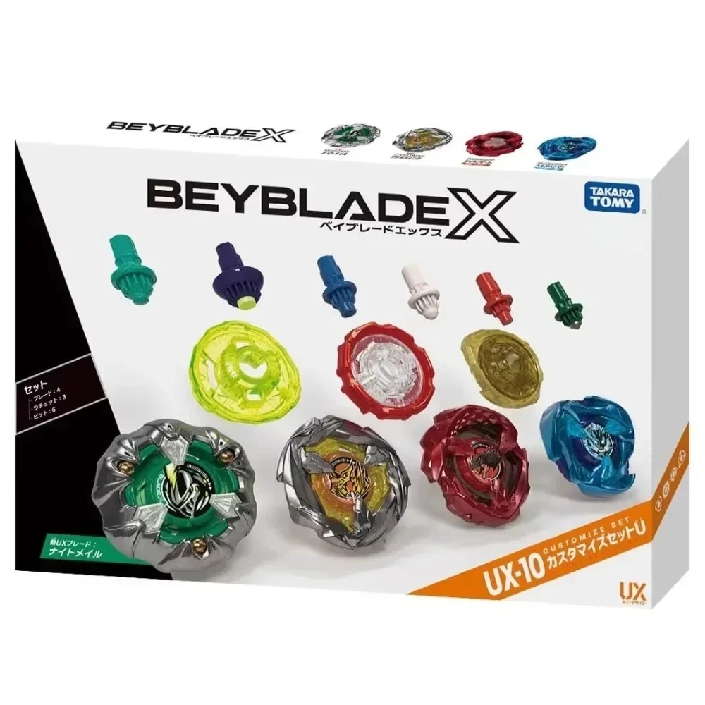 Original Takara Tomy Burst Bey X UX-10 Customize Set
Original Takara Tomy Burst Bey X UX-10 Customize Set