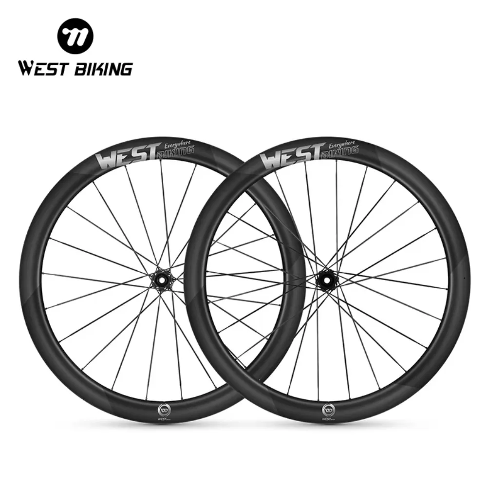 WEST BIKING Road Bike Carbon Fiber Wheelset Disc Brake Carbon Spoke Bicycle 700C Wheelset Vacuum Open Tire Rim
WEST BIKING Road Bike Carbon Fiber Wheelset Disc Brake Carbon Spoke Bicycle 700C Wheelset Vacuum Open Tire Rim