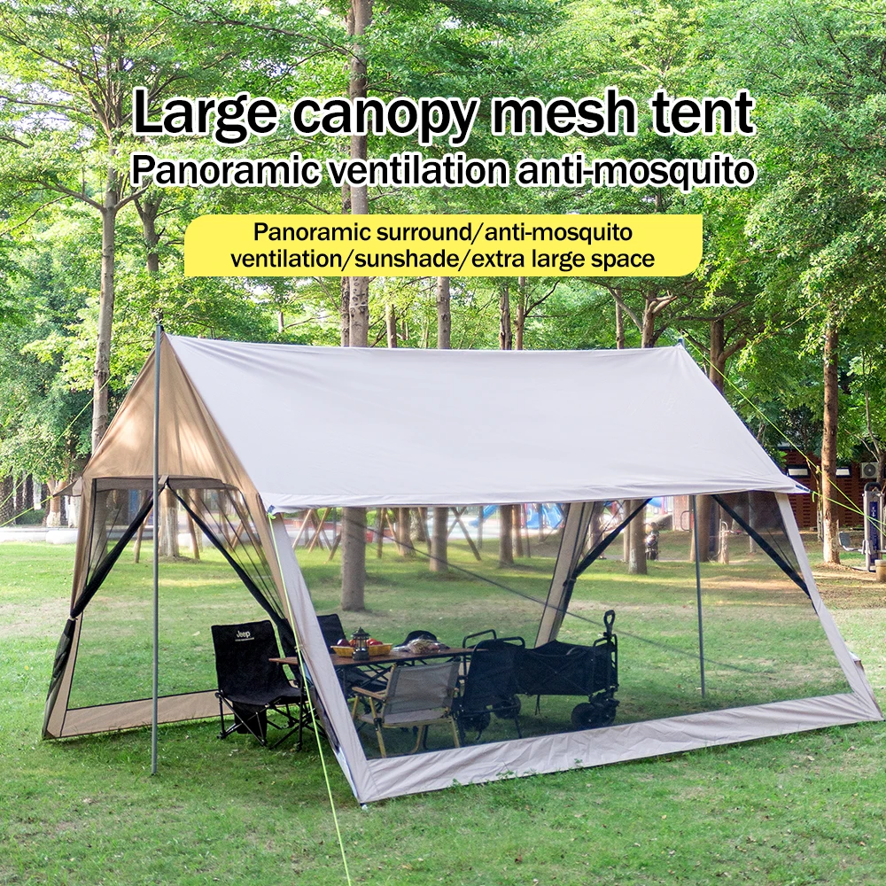 Sonuto 400x290x240cm Person Family Camping Tent Large Space Sun Protection Anti-Mosquito Portable Waterproof Beach Park Shelter
Sonuto 400x290x240cm Person Family Camping Tent Large Space Sun Protection Anti-Mosquito Portable Waterproof Beach Park Shelter