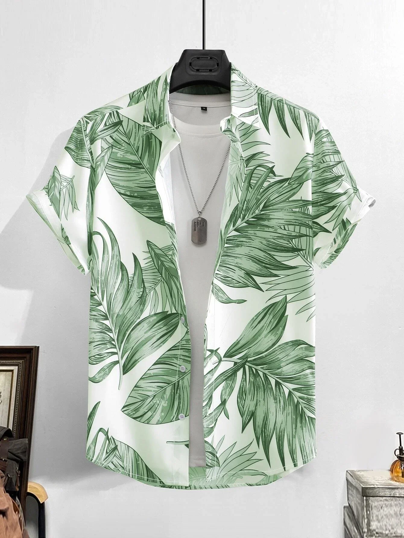 Leaf Tropical Men's Resort Hawaiian 3D Print Shirts Outdoor Vacation Beach Summer Turndown Short Sleeve Spandex Hawaii Shirts
Leaf Tropical Men's Resort Hawaiian 3D Print Shirts Outdoor Vacation Beach Summer Turndown Short Sleeve Spandex Hawaii Shirts