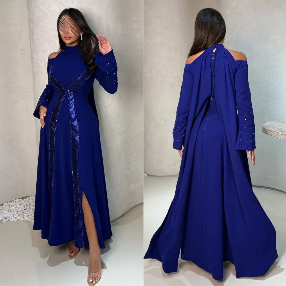 Customized Matching Sexy Jersey Pleat Rhinestone A-line High Collar Midi Dresses Bespoke Occasion Dresses Exquisite High Quality
Customized Matching Sexy Jersey Pleat Rhinestone A-line High Collar Midi Dresses Bespoke Occasion Dresses Exquisite High Quality