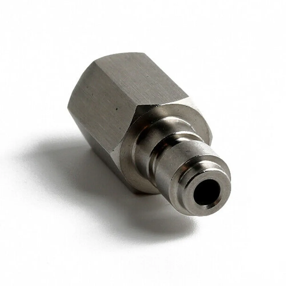 Stainless Steel Quick Disconnect Coupling with 8mm Male Plug Adapter and 1/8 BSPP Female Thread for Versatile Applications
Stainless Steel Quick Disconnect Coupling with 8mm Male Plug Adapter and 1/8 BSPP Female Thread for Versatile Applications