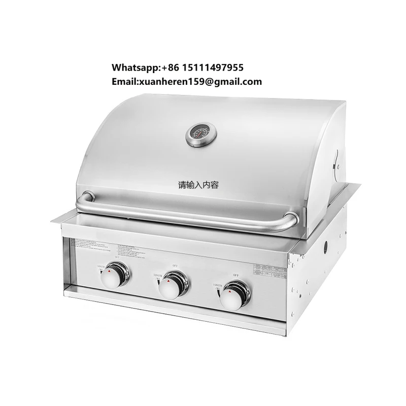 High Quality CE 3-Burner Grill Modern Premium Design Smokeless Eco-Friendly Outdoor Kitchen BBQ Smoker with Electronic Ignition
High Quality CE 3-Burner Grill Modern Premium Design Smokeless Eco-Friendly Outdoor Kitchen BBQ Smoker with Electronic Ignition
