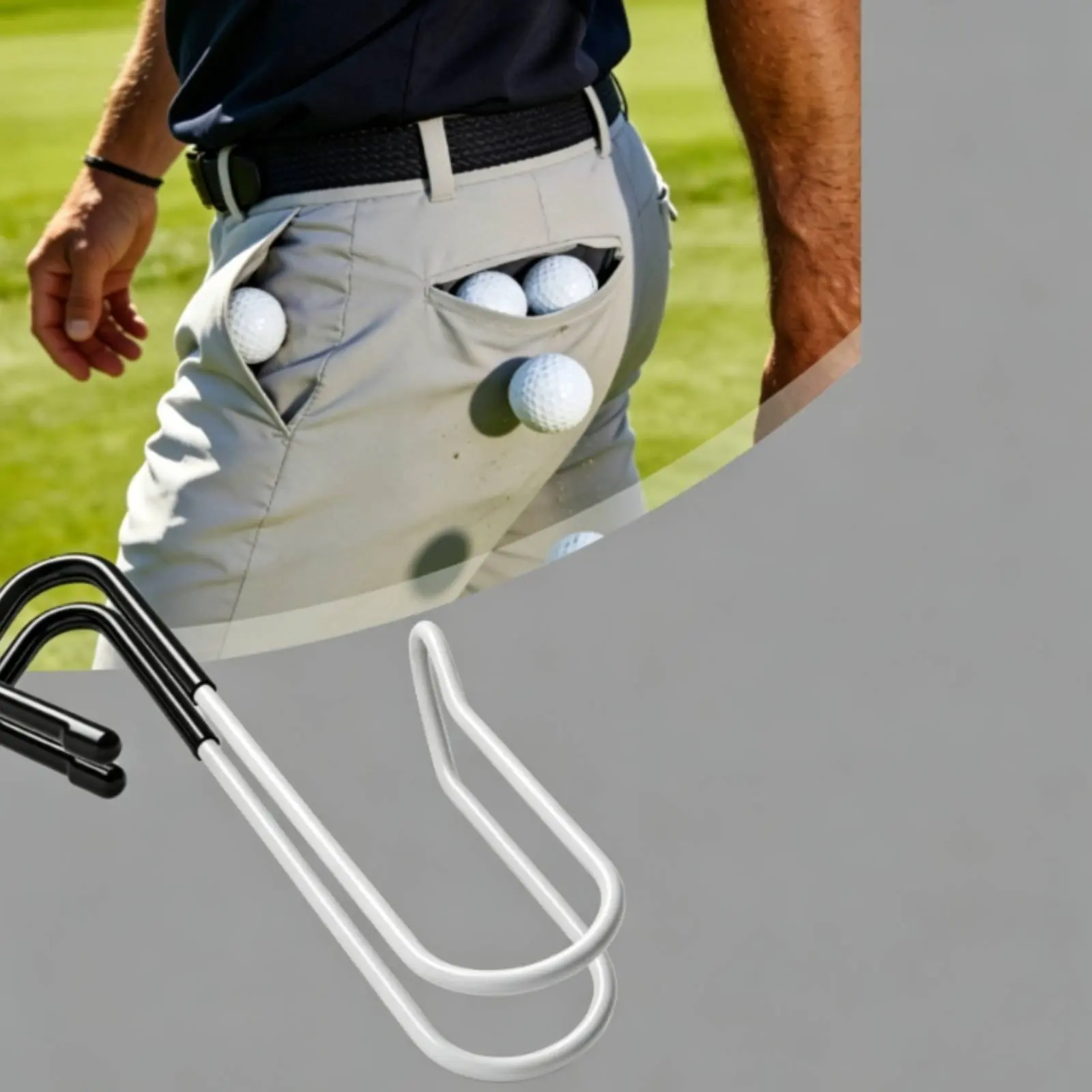 Golf Ball Clip Holder Hands-Unrestricted Portable Golf Ball Holder Sports Accessory Lightweight Easy to Clean for Golfers
Golf Ball Clip Holder Hands-Unrestricted Portable Golf Ball Holder Sports Accessory Lightweight Easy to Clean for Golfers