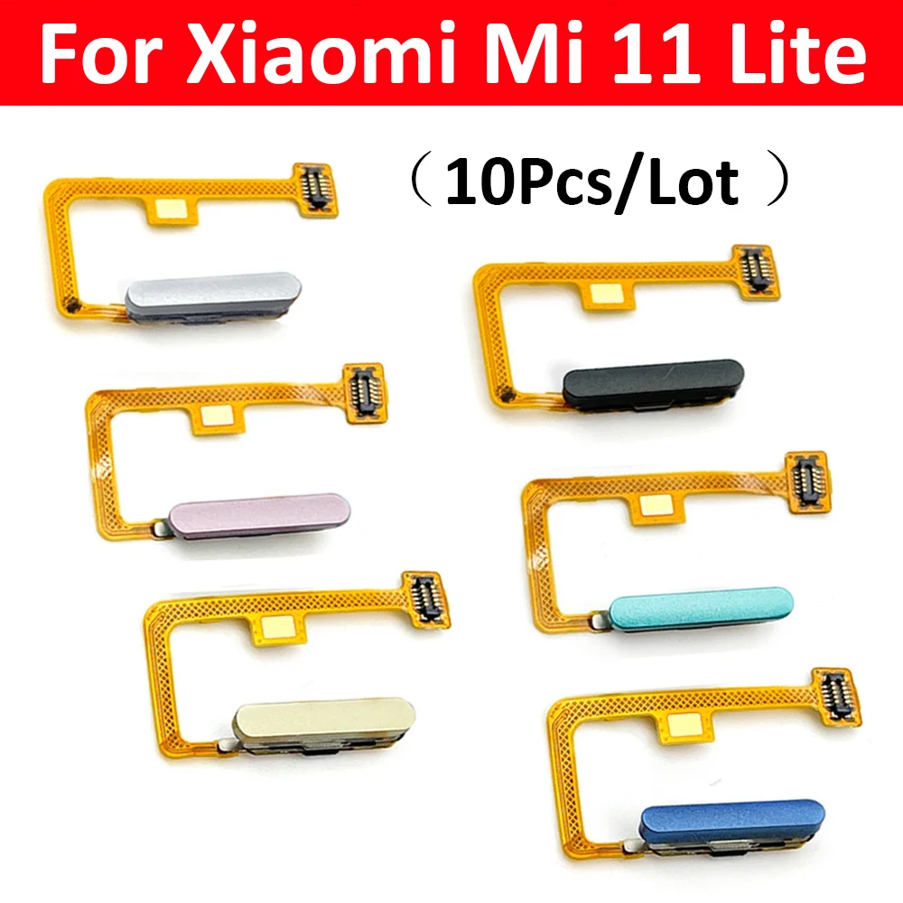10Pcs/Lot, Home Button FingerPrint Sensor Flex Cable Ribbon For Xiaomi Mi 11 Mi11 Lite Replacement Parts
10Pcs/Lot, Home Button FingerPrint Sensor Flex Cable Ribbon For Xiaomi Mi 11 Mi11 Lite Replacement Parts