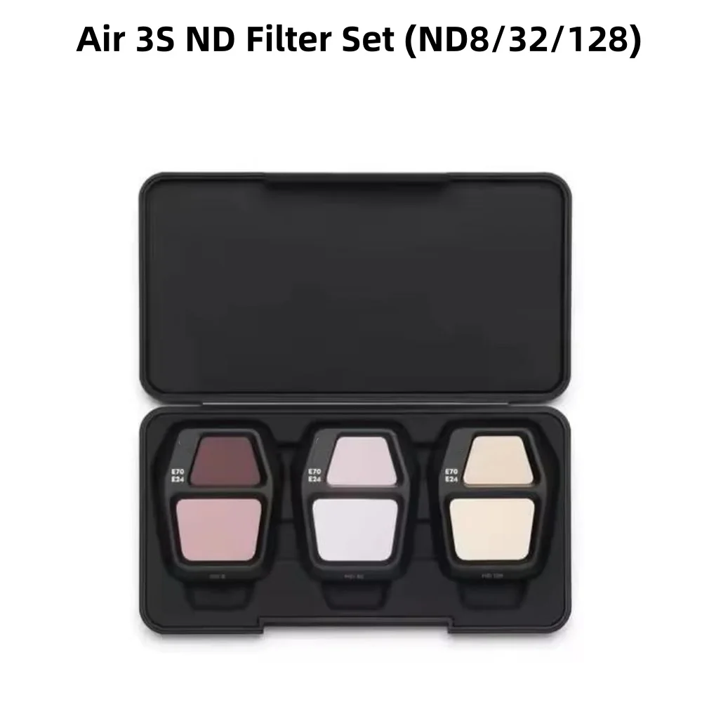 Original Air 3S ND Filter Set (ND8/32/128) Provides for DJI Air 3S Drone Accessories
Original Air 3S ND Filter Set (ND8/32/128) Provides for DJI Air 3S Drone Accessories