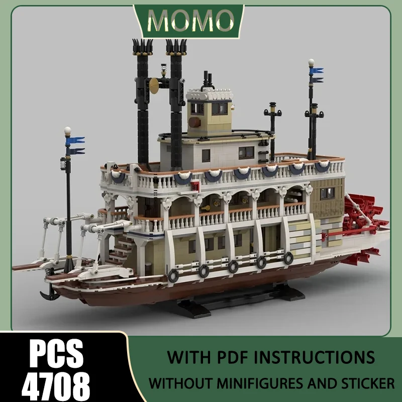 Military Model Moc Building Blocks Steamboat - Widened Model Technology Brick DIY Assembly Construction Toy Holiday Set Gifts
Military Model Moc Building Blocks Steamboat - Widened Model Technology Brick DIY Assembly Construction Toy Holiday Set Gifts