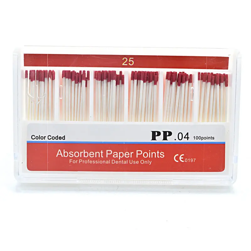 100Pcs/Pack Dental Absorbent 04 taper Paper Points Root Cancel Endodontics Cotton Fiber Tips Dentist Product Mixed Sizes
100Pcs/Pack Dental Absorbent 04 taper Paper Points Root Cancel Endodontics Cotton Fiber Tips Dentist Product Mixed Sizes
