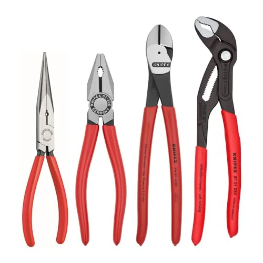 Tools Cobra Combination Cutter and Needle Nose Pliers Set 4 Piece
Tools Cobra Combination Cutter and Needle Nose Pliers Set 4 Piece