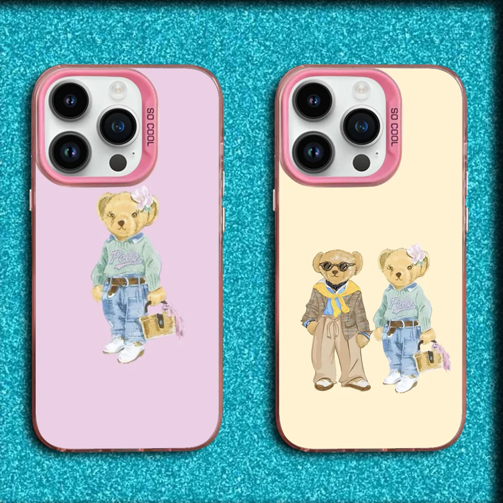 Cartoon Bear P-PoloS Phone Case For iPhone 16,15,14,13,12,11,Mini,Pro,MAX Pink Matte Silicone Cover
Cartoon Bear P-PoloS Phone Case For iPhone 16,15,14,13,12,11,Mini,Pro,MAX Pink Matte Silicone Cover