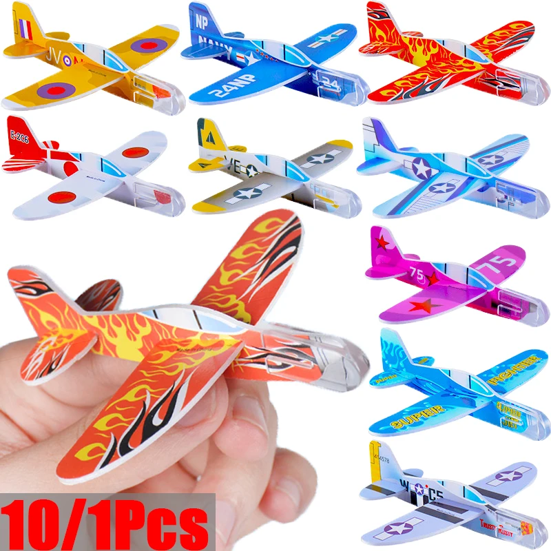 10/1pcs Plastic EVA Airplanes Kids DIY Handmade Throw Flying Glider Planes Boys Outdoor Throwing Model Glider Toys Favors Gift
10/1pcs Plastic EVA Airplanes Kids DIY Handmade Throw Flying Glider Planes Boys Outdoor Throwing Model Glider Toys Favors Gift