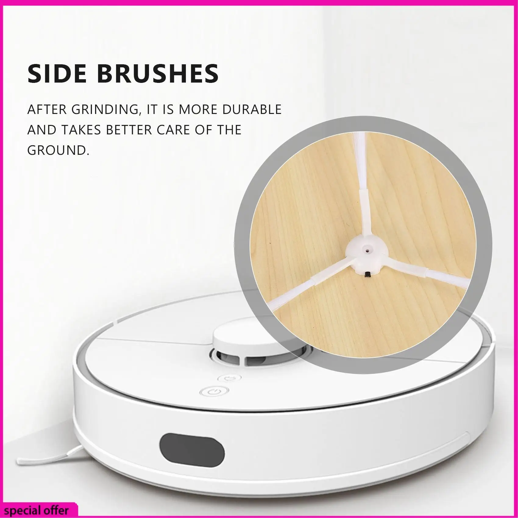 A65Z Roller Brush Side Brush Washable Robot Filter For 360 S5 S7 Robot Vacuum Cleaner Parts Replacement Filter
A65Z Roller Brush Side Brush Washable Robot Filter For 360 S5 S7 Robot Vacuum Cleaner Parts Replacement Filter