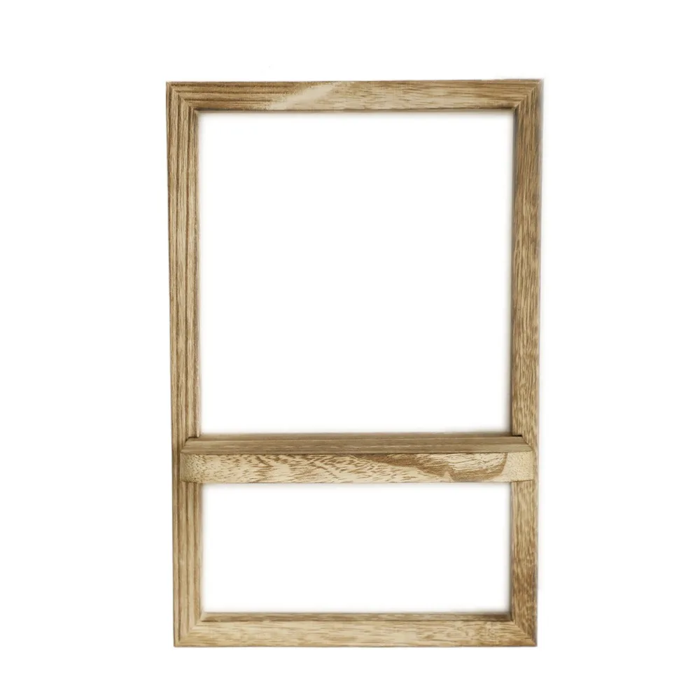 Rustic Wood Wall Hanging Shelf Handmade Simple Door Frame Shaped Flower Pot Shelf Decorative Floating Shelves for Home
Rustic Wood Wall Hanging Shelf Handmade Simple Door Frame Shaped Flower Pot Shelf Decorative Floating Shelves for Home