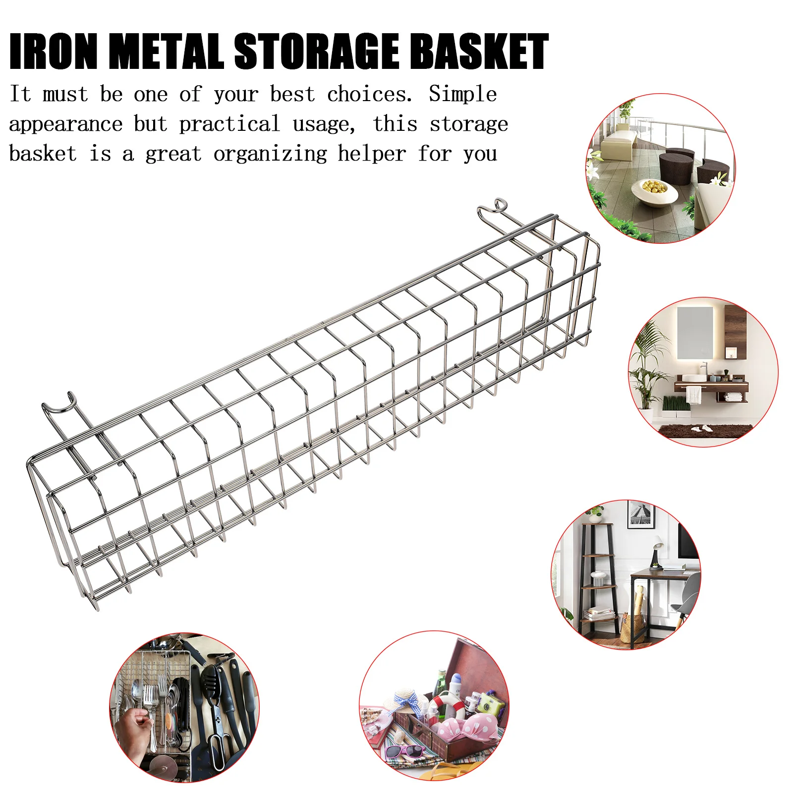 1Pcs Hanging Storage Basket Iron Mesh Organizer Large Capacity Home Kitchen Bedroom Sundries Holder Hanging Basket
1Pcs Hanging Storage Basket Iron Mesh Organizer Large Capacity Home Kitchen Bedroom Sundries Holder Hanging Basket