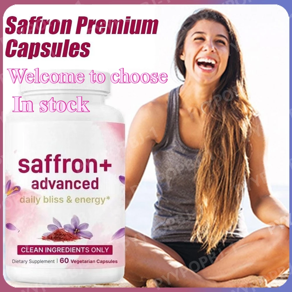 Saffron Advanced Supplement 10-in-1 with Saffron Extract,Vitamin,Magnesium & Turmeric Plant-Based Capsules 60 Pieces Per Bottle
Saffron Advanced Supplement 10-in-1 with Saffron Extract,Vitamin,Magnesium & Turmeric Plant-Based Capsules 60 Pieces Per Bottle