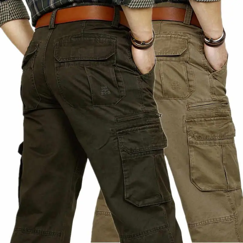 Men's Outdoor Casual Cotton Work Trousers Spring Autumn Large Size Loose Straight Leg Multi Pocket Wear Resistant Long Pants
Men's Outdoor Casual Cotton Work Trousers Spring Autumn Large Size Loose Straight Leg Multi Pocket Wear Resistant Long Pants
