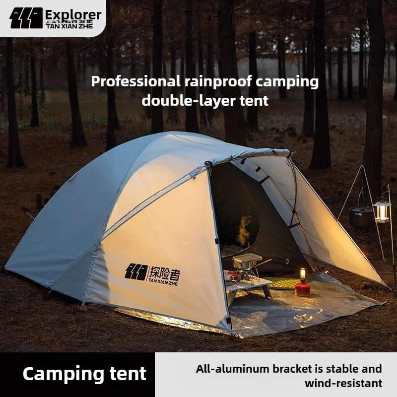 Explorer Tent Outdoor Camping Hiking Overnight Rainproof Windproof Double Layer Professional Mountaineering Camping Portable
Explorer Tent Outdoor Camping Hiking Overnight Rainproof Windproof Double Layer Professional Mountaineering Camping Portable