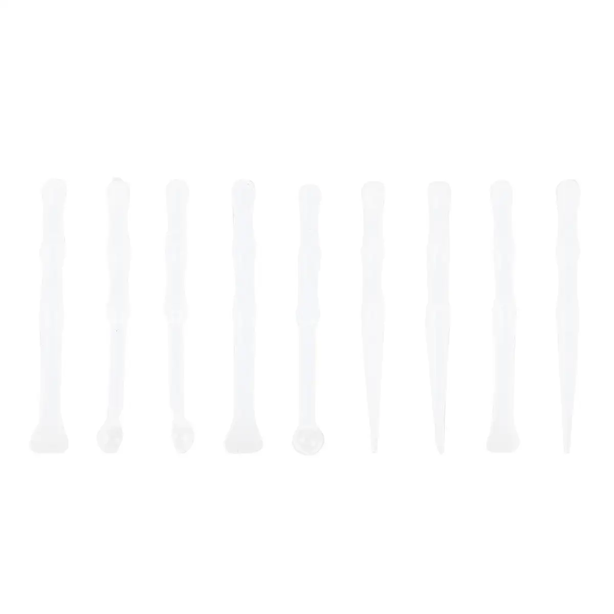 9pcs Silicone Mixing Spoons Jewelry Making Tool Sticks for Epoxy Resin Jewelry Making Tools Portable
9pcs Silicone Mixing Spoons Jewelry Making Tool Sticks for Epoxy Resin Jewelry Making Tools Portable