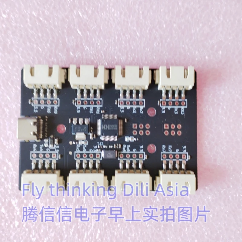 USB на 8-канальный последовательный порт TTL USB 6 Мбит/с высокоскоростной чип CH348 CH344 модуль преобразования связи 
USB на 8-канальный последовательный порт TTL USB 6 Мбит/с высокоскоростной чип CH348 CH344 модуль преобразования связи