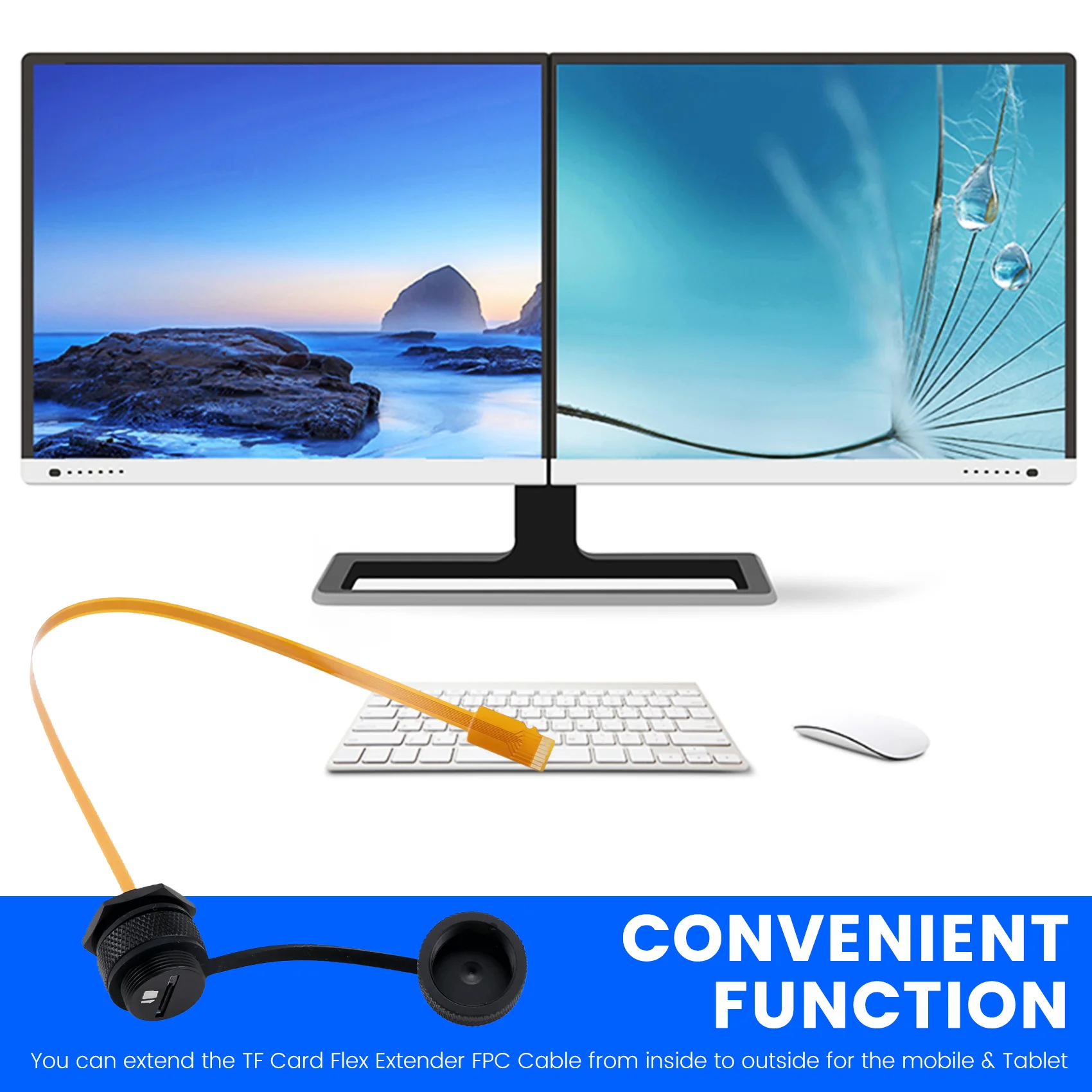 L67A Pro For Micro-Sd Card IP67 Extension Cable Micro-SD (TF) Card Flex Extender FPC Waterproof Cable for Cabinet Chassis Case
L67A Pro For Micro-Sd Card IP67 Extension Cable Micro-SD (TF) Card Flex Extender FPC Waterproof Cable for Cabinet Chassis Case