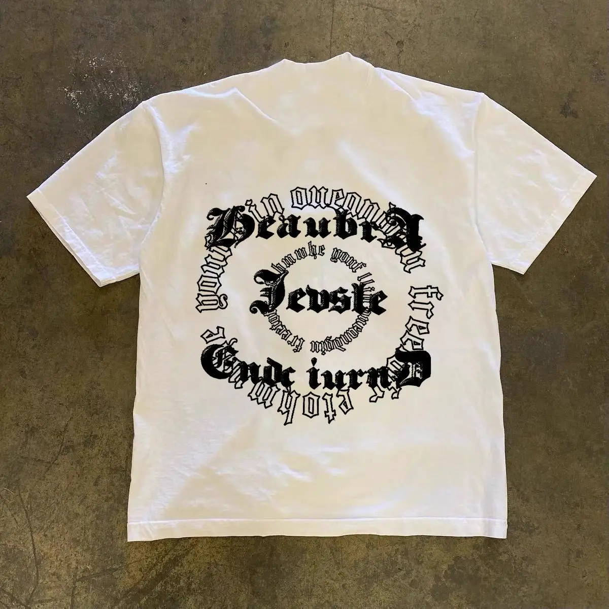Cotton Loose Short Sleeve T-Shirt Men's Summer American High Street Retro Printed Trend Top Short Sleeve Harajuku Women Clothing
Cotton Loose Short Sleeve T-Shirt Men's Summer American High Street Retro Printed Trend Top Short Sleeve Harajuku Women Clothing