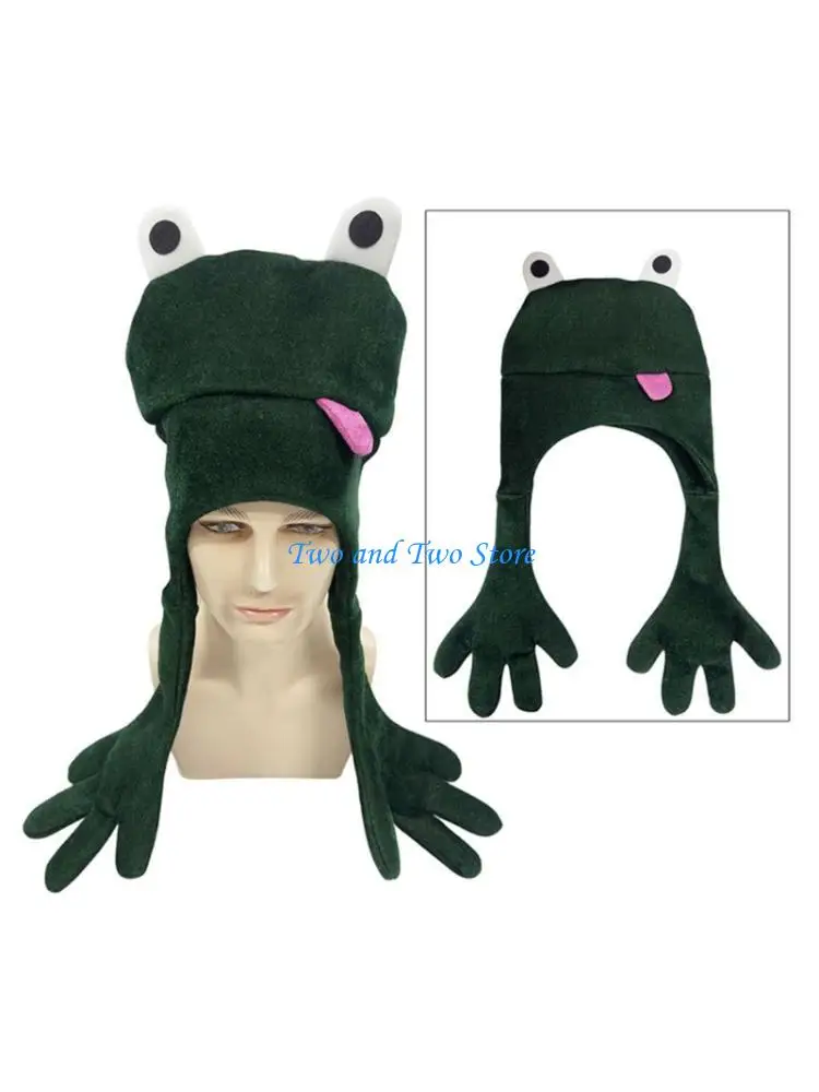 HX6F Adorable Animal Costume Hat With Ear Cover Plush Polyester Fabric Animal Cap For Women Men Children Halloween Cosplay
HX6F Adorable Animal Costume Hat With Ear Cover Plush Polyester Fabric Animal Cap For Women Men Children Halloween Cosplay