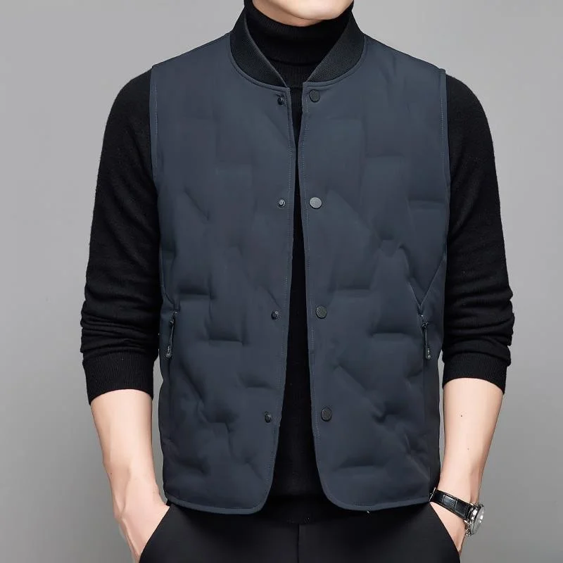 Men's down Vest Lightweight Warm Loose Svel Jaet Faionable Trendy Stand Collar Inner Core Winter Outerwear
Men's down Vest Lightweight Warm Loose Svel Jaet Faionable Trendy Stand Collar Inner Core Winter Outerwear