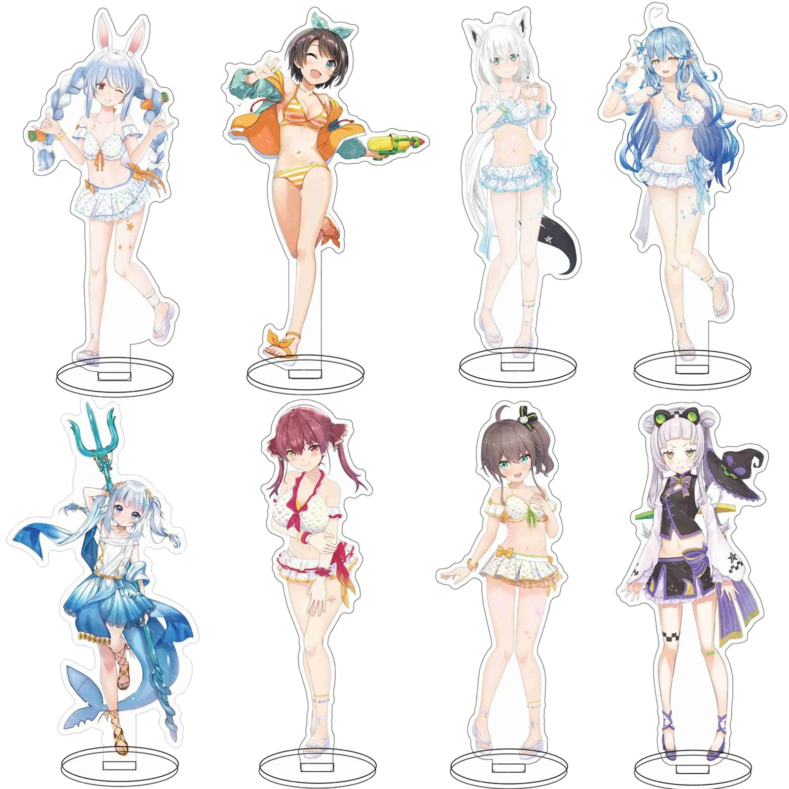 New Swimsuit Vtuber Anime Figures Cosplay Acrylic Stands Model Exquisite Grils Desk Decor Cute Standing Sign Fans Gift
New Swimsuit Vtuber Anime Figures Cosplay Acrylic Stands Model Exquisite Grils Desk Decor Cute Standing Sign Fans Gift