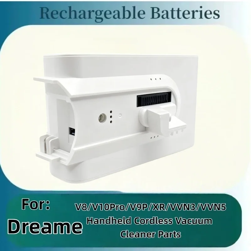 5000mAh Li-ion Replacement Battery – for Dreame V8/V10Pro/V9P/XR/VVN3/VVN5 Handheld Cordless Vacuum Cleaner Parts
5000mAh Li-ion Replacement Battery – for Dreame V8/V10Pro/V9P/XR/VVN3/VVN5 Handheld Cordless Vacuum Cleaner Parts