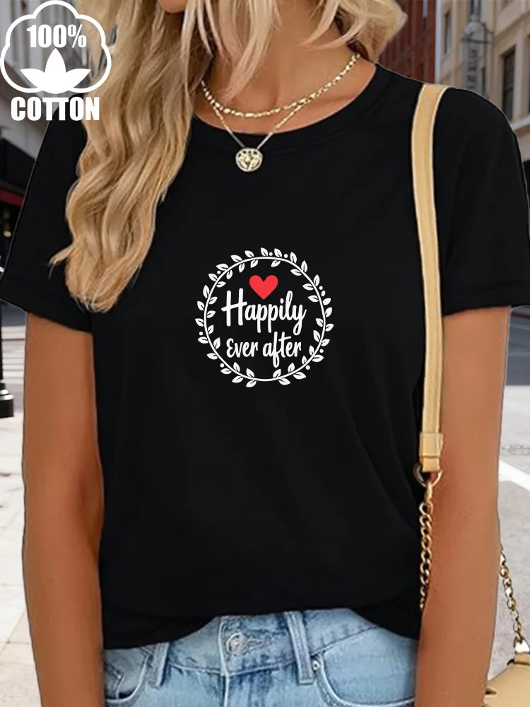 Wheat Ear Heart Women's Graphic T-Shirt 180g Cotton Crew Neck Short Sleeve Tee Casual Black Summer Daily Wear
Wheat Ear Heart Women's Graphic T-Shirt 180g Cotton Crew Neck Short Sleeve Tee Casual Black Summer Daily Wear