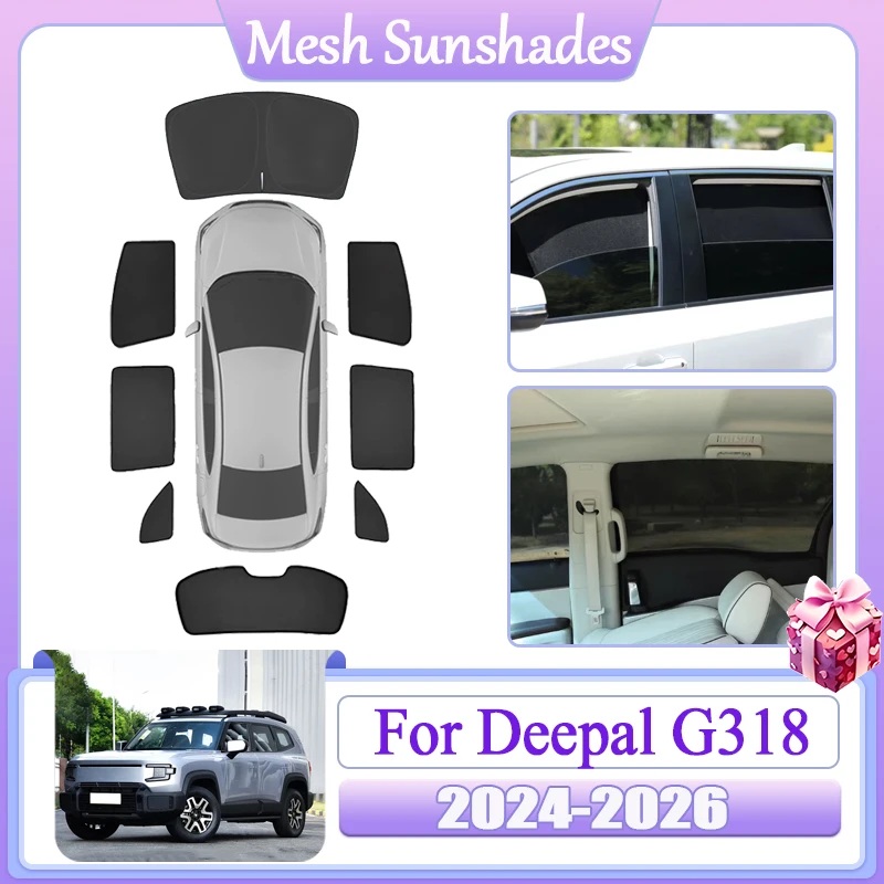 Mesh Sunshades For Deepal G318 Accessories 2024 2025 2026 Auto Sun Shade Shield Windshield Curtain Window Cover Protection Parts
Mesh Sunshades For Deepal G318 Accessories 2024 2025 2026 Auto Sun Shade Shield Windshield Curtain Window Cover Protection Parts