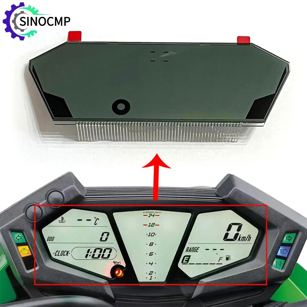 ЖК-дисплей приборной панели 880028 KA0487001 для Kawasaki Z800 ZR800A 2013-2016, автомобильный мотоцикл, спидометр, экран приборной панели
ЖК-дисплей приборной панели 880028 KA0487001 для Kawasaki Z800 ZR800A 2013-2016, автомобильный мотоцикл, спидометр, экран приборной панели