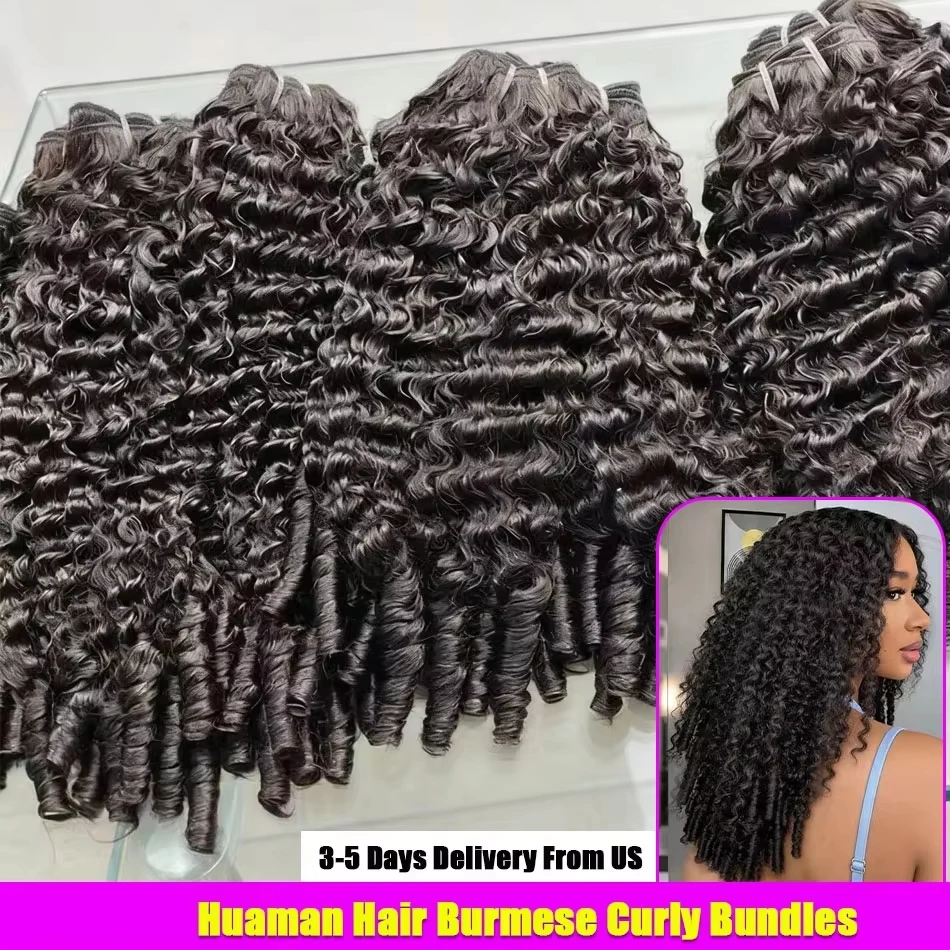 32Inch Burmese Curly Bundles Human Hair Bundles Raw Unprocessed Weaving Human Hair Extensions Deep Wave 1/3/4 Bundles
32Inch Burmese Curly Bundles Human Hair Bundles Raw Unprocessed Weaving Human Hair Extensions Deep Wave 1/3/4 Bundles