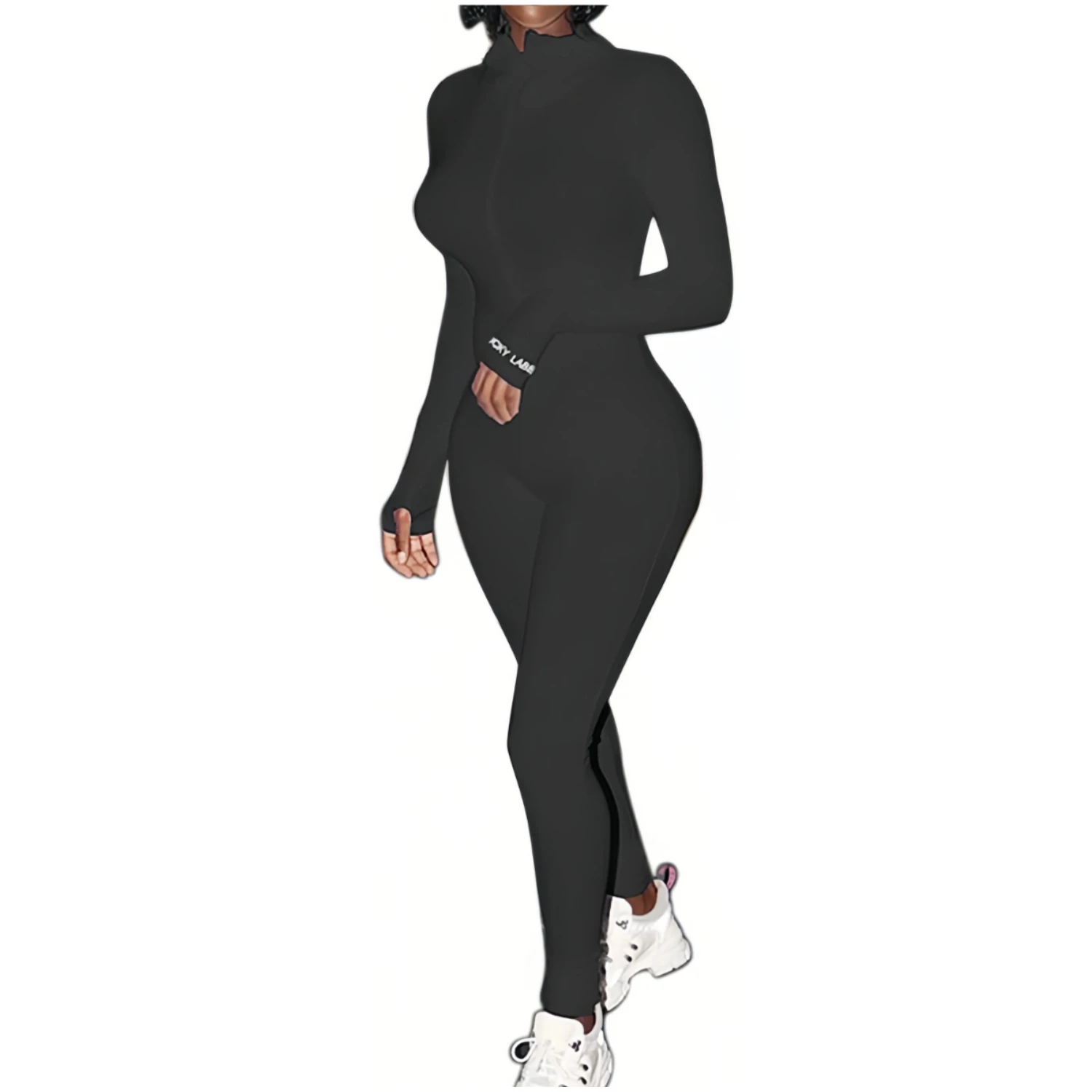 Women Embroidery Zipper High Neck Bodycon Jumpsuit Outfit Long Sleeve Rompers
Women Embroidery Zipper High Neck Bodycon Jumpsuit Outfit Long Sleeve Rompers