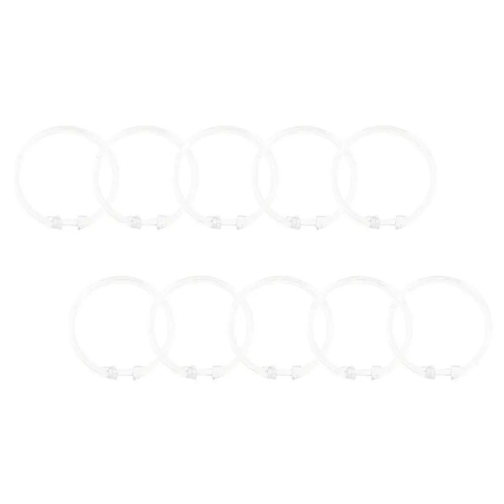 10Pcs Transparent Shower Curtain Rings Acrylic Round Hooks for Bath Drapes Shower Curtain Accessories Circular Roman Rod Rings
10Pcs Transparent Shower Curtain Rings Acrylic Round Hooks for Bath Drapes Shower Curtain Accessories Circular Roman Rod Rings
