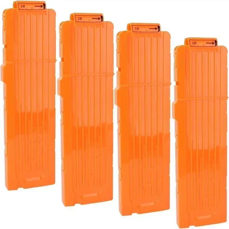 Transparent Orange Universal Reload Clip 6 /12 /18 Rounds for Magazine Darts Soft Bullet Toy Gun Accessories
Transparent Orange Universal Reload Clip 6 /12 /18 Rounds for Magazine Darts Soft Bullet Toy Gun Accessories
