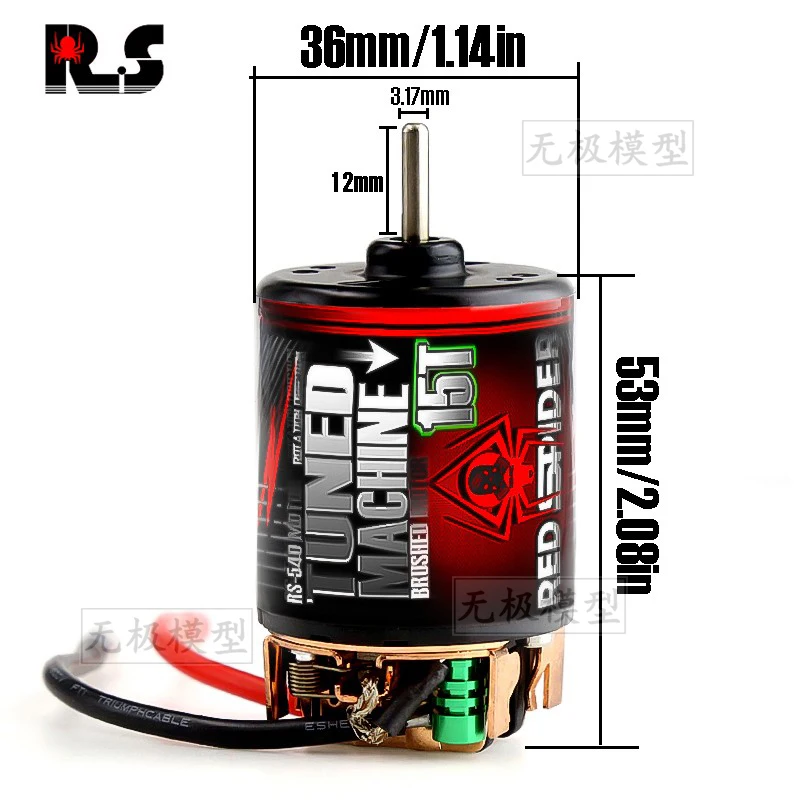 Waterproof polar magnetic motor with brush motor 15T 25T 35T 45T 55T 80T, used for 1:10 SCX10 TRX4 RC model car tracked vehicle
Waterproof polar magnetic motor with brush motor 15T 25T 35T 45T 55T 80T, used for 1:10 SCX10 TRX4 RC model car tracked vehicle